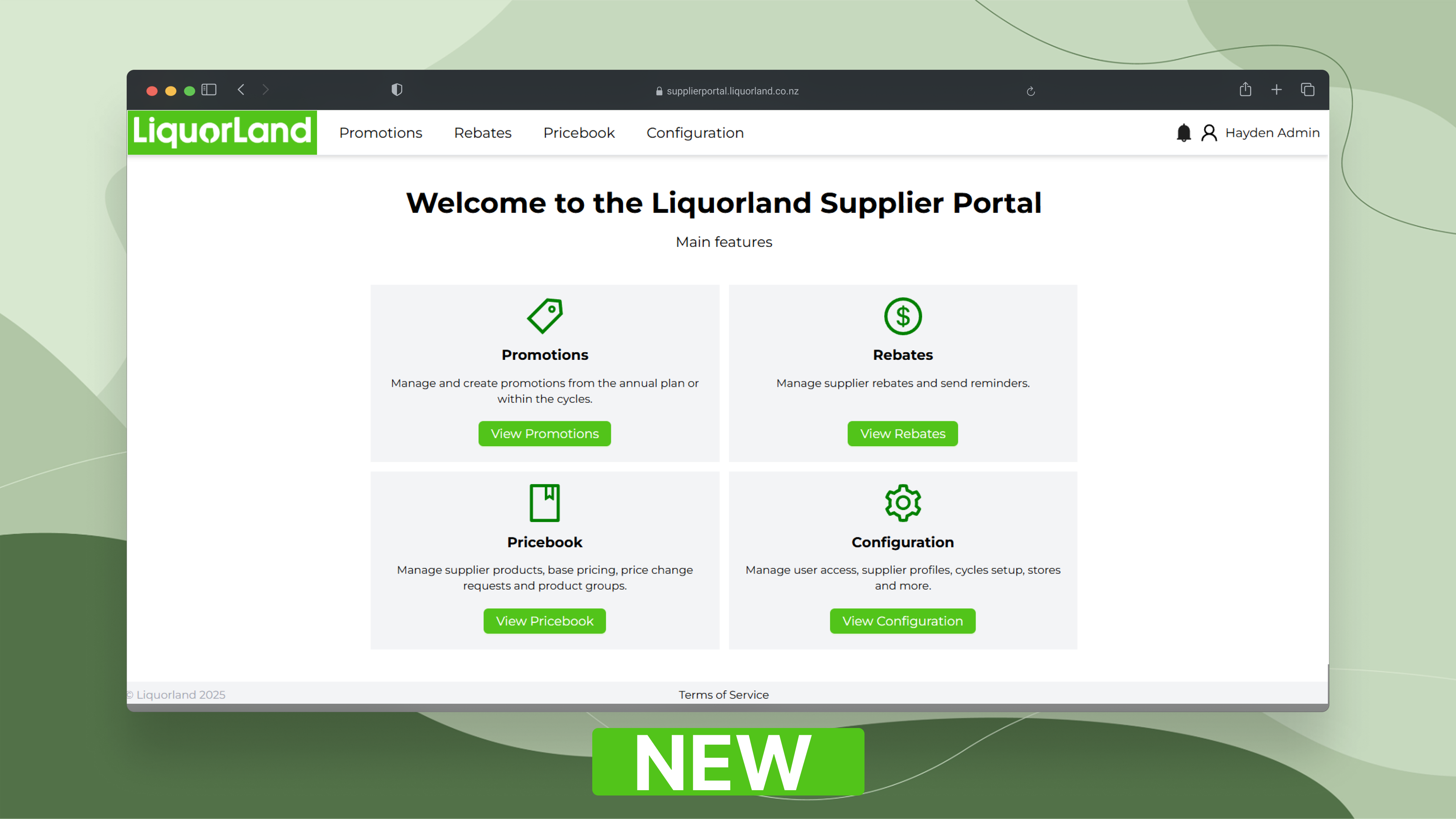 Liquorland Portal